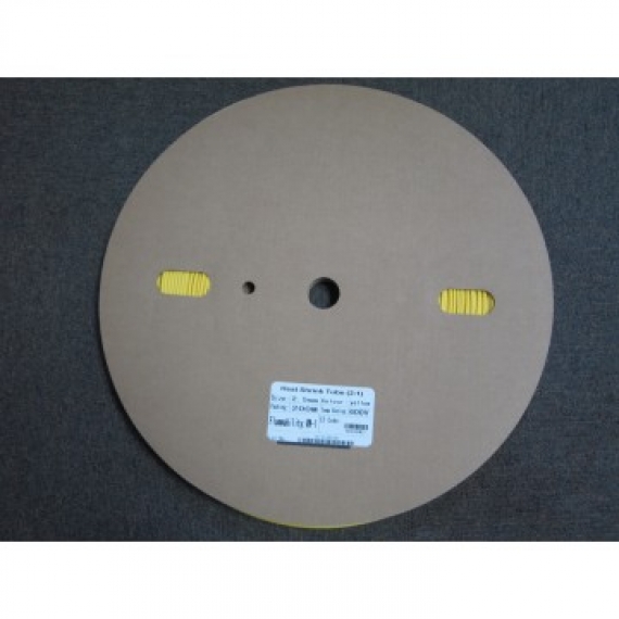 HEAT SHRINK TUBE YELLOW 2.5MMX 400M